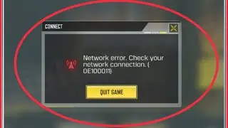 How To Fix Call of Duty Mobile Network error Check your network connection. (0E100011) Problem Solve