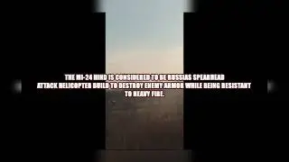 Russian War In Ukraine - Russian MI-24 Hind Helicopter Shot Down By Ukrainian Anti-Air Missile