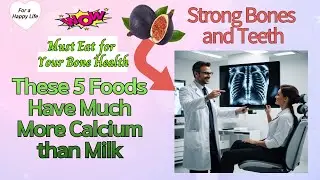 Top 5 Amazing Foods with More Calcium than Milk! You Can Make Your Bones Strong with these Foods!