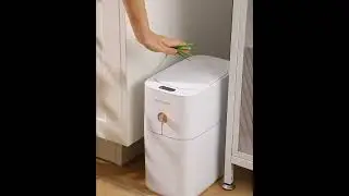 Joybos® Smart Touchless Trash Can With Automatic Adsorption Bagging Z35