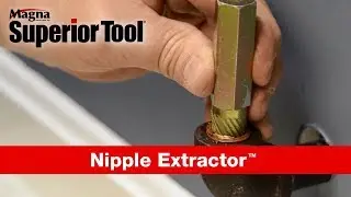 Superior Tool Pipe Nipple Extractor & Thread Remover