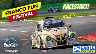Kronos Fun Cup, Franco Fun Festival at Circuit Spa-Francorchamps. Racestart.