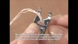 Piedino per cordoncino Brother