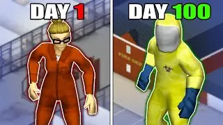 Can I Get EPIC LOOT At The PRISON And SURVIVE! | 100 DAYS In VANILLA Project Zomboid (9)
