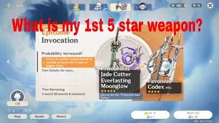 1st 5-star weapon on my 2nd account