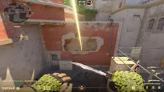CS2 Mirage Mid Window / Sniper Nest Smoke - Easy Line up