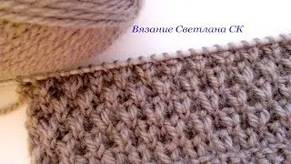 38 Узор спицами из объемной пряжи / Светлана СК