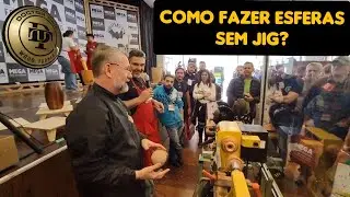 Esferas no torno. Como fazer sem jigs?