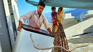 Spring Serenity and Survival: A Nomadic Family's Tale in Nature 🌿