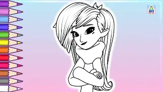 Как нарисовать ДРЁМУ из мультика Фееринки | Coloring Kids