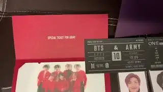 Unboxing BTS MAP OF THE SOUL ON:E Live Merch 💜