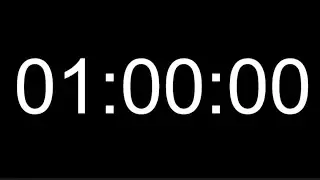 1 Saat Geri Sayım, Sayaç | 1 Hour Timer Cauntdown | Alarm