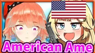 Kiara Realized How American Ame Is 【HololiveEN】