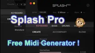 Splash Pro MIDI note Generator