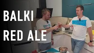 Варю аналог Balki Red Ale. Готовим на закуску курицу и креветки во фритюре.