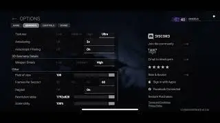 My Combat Master settings
