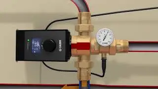 Hibridni elektronski mešalni ventil LEGIOMIX 2.0® CALEFFI