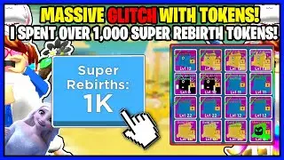 CLICKING CHAMPIONS SUPER REBIRTH TOKENS GLITCH! * THE EGG IS GLITCHED! I SPENT OVER 1,000! - ROBLOX