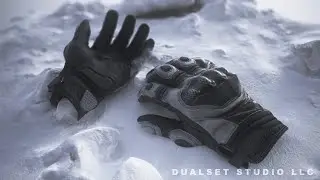Motor Gloves 002 3D Model PBR