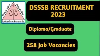 DSSSB Job Recruitment 2023 New Job update March 2023 #dsssb #dsssbnotice #dsssbjobs