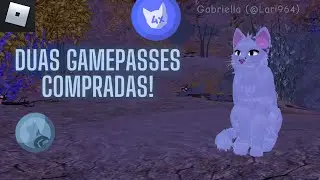 DUAS GAMEPASSES COMPRADAS NO WARRIOR CATS!-Roblox