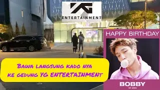 Kasih Hadiah buat BOBBY IKON Langsung ke DEPAN RUMAH (Ent) nya 🤣 | Kpop Vlog