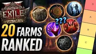 [PoE 2] ALL 20 FARM Strategies RANKED - TIER LIST for Path of Exile 2 0.2