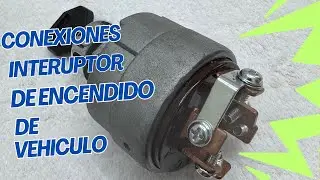 Como son las conexiones de un interruptor de encendido vehicular.