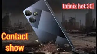 Contact Show In Infinix Hot 30i, How To Show All Contacts In Infinix Hot 30i, Infinix Hot 30i