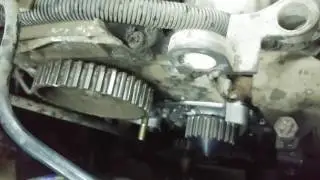 Замена ГРМ и помпы Renault logan 1.6 8V
