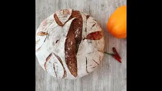 Roasted Red Bell Pepper and Red chili sourdough