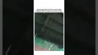 Hanging bridge collapse #shorts #Hanging_bridge_collapse