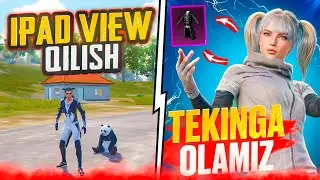 TEKINGA OLD SET OLAMIZ 🤩 / 3.7 IPAD VIEW QILDIM 😍 #pubg #pubgmobile