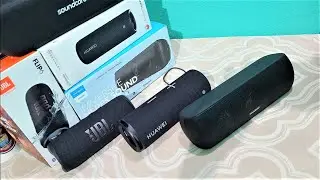 Speakers Anker Plus, JBL Flip 6, Huawei Sound You, which one to choose