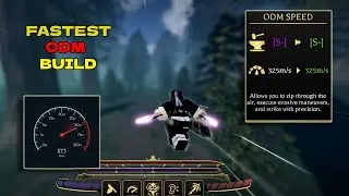 The FASTEST ODM SPEED BUILD in Attack On Titan Revolution | AOT:R
