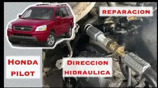 Reparación manguera de dirección hidráulica Honda pilot 2003 / funciona en cualquier vehículo.