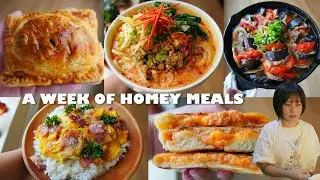 A Week of Homey Meals🍃☀️