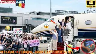 🔥1 Minute Ago! Kim Taehyung & BTS Leave Brussels for London—Why Millions of ARMY Are Shocked!