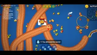 Wormszone.io Biggest Pumpkin Snake 🐍 || saap wala game|| 79 snake defeated|| #wormszone #foryou