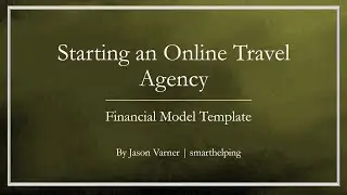 Financial Model Template Overview for Online Travel Agency Startup