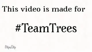 #TeamTrees Video