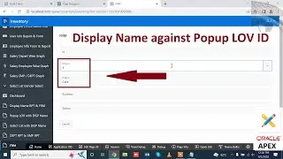 Display Name against Popup LOV ID (List of Values) in Oracle Apex | Mr Gactack