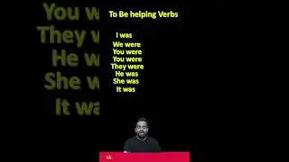The Past verb forms “to be” in 