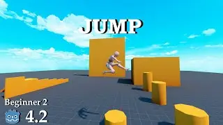 How to Jump with State Machine- Learn Godot 4 3D - no talking