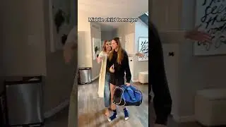 When your middle child is a teenager 