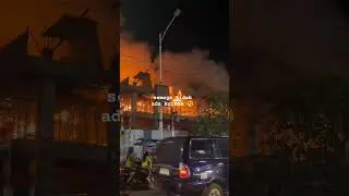 KEBAKARAN DEPAN POLSEK MEJAYAN CARUBAN MADIUN