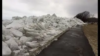 Ледяное цунами! Разрушительная мощь ледохода на Амуре! 