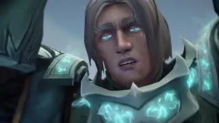 Anduin kills the Archon(Kingsmourne Cinematic) Shadowlands Chain of Domination