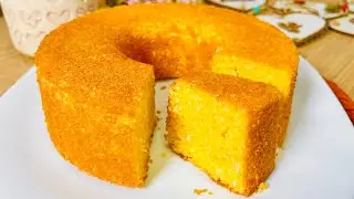 Only CORNMEAL and COCONUT ❤️WHEAT FREE and LACTOSE FREE | Fluffy and delicious gluten-free cake