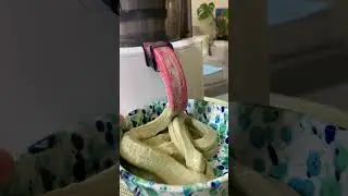 Raspberry matcha sorbet
